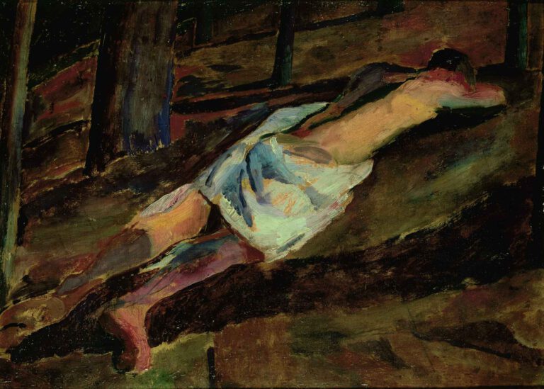Liegender männlicher Akt (I)​, 1912
